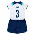 Engeland Luke Shaw #3 Babykleding Thuisshirt Kinderen WK 2022 Korte Mouwen (+ korte broeken)